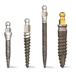 Verschiedene Arten von Implantaten
